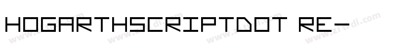 HogarthScriptDOT Re字体转换